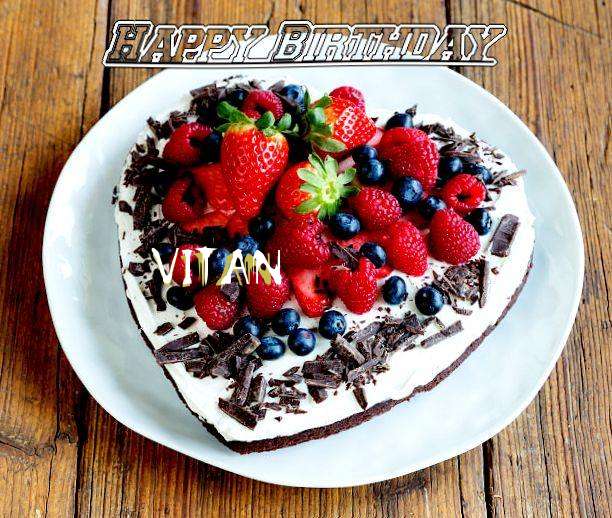 Happy Birthday Cake for Vitan