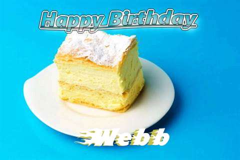Happy Birthday Webb Cake Image
