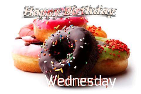 Birthday Wishes with Images of Wednesday