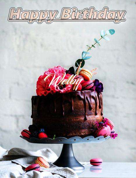 Happy Birthday Welby Cake Image