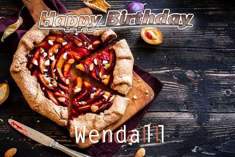 Happy Birthday Wendall Cake Image