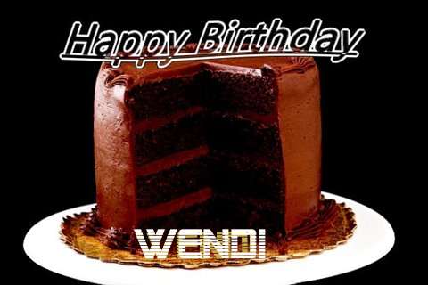 Happy Birthday Wendi Cake Image
