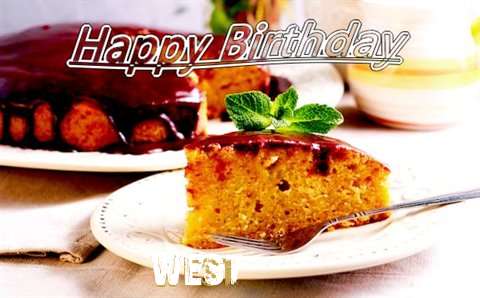 Happy Birthday Cake for West