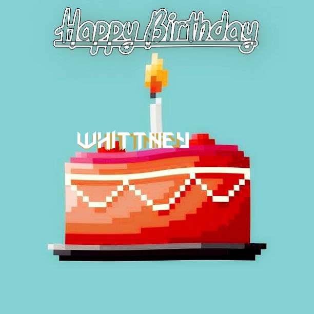 Happy Birthday Whittney Cake Image