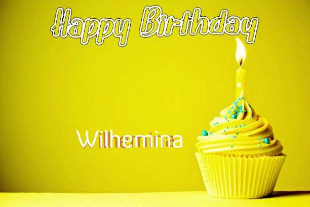 Happy Birthday Wilhemina Cake Image