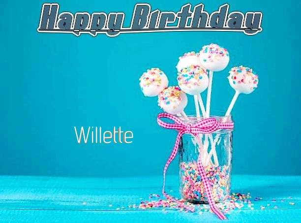 Happy Birthday Cake for Willette