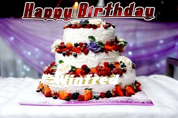 Happy Birthday Winfred Cake Image