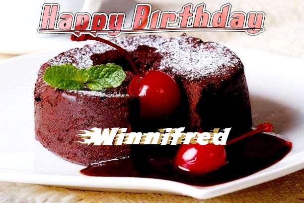 Happy Birthday Winnifred Cake Image