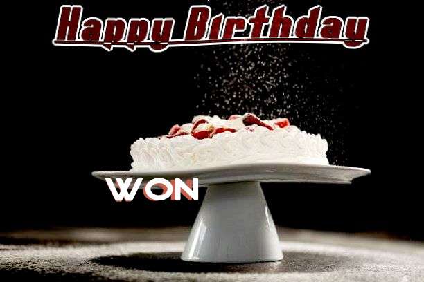 Birthday Wishes with Images of Won