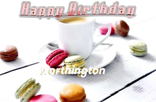 Happy Birthday Worthington Cake Image