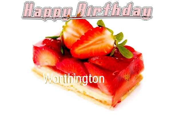 Happy Birthday Cake for Worthington