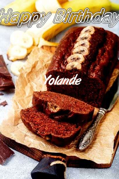Happy Birthday Cake for Yolande