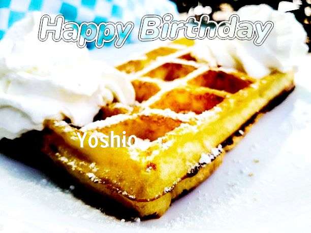 Birthday Wishes with Images of Yoshio