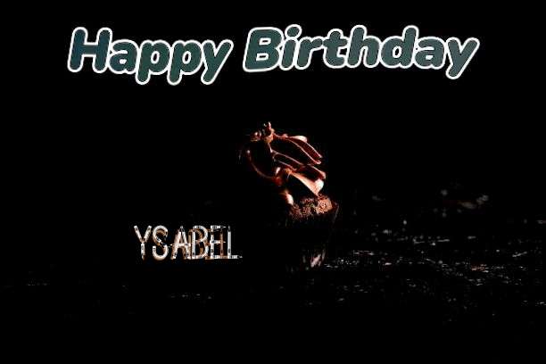 Happy Birthday Ysabel Cake Image