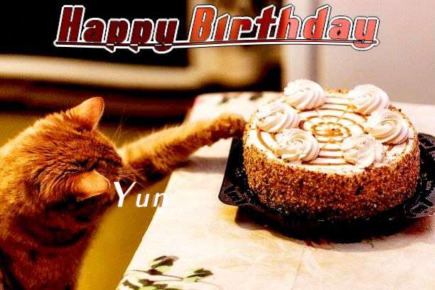 Happy Birthday Wishes for Yun