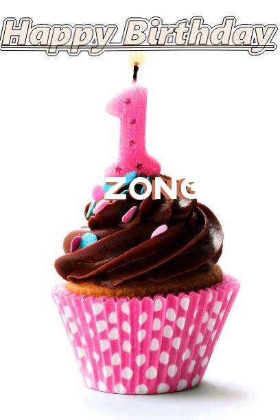 Happy Birthday Zong Cake Image