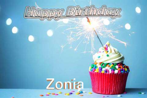 Happy Birthday Wishes for Zonia