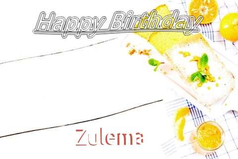 Birthday Wishes with Images of Zulema